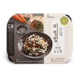 [SkyFarm] Vegetable Bibimbap (Soy Sauce) 4 Pack, 8 Pack-Wellness Food, Korean Food, Korean Traditional Cuisine, Diet Food, Vegetarian Diet-Made in Korea
